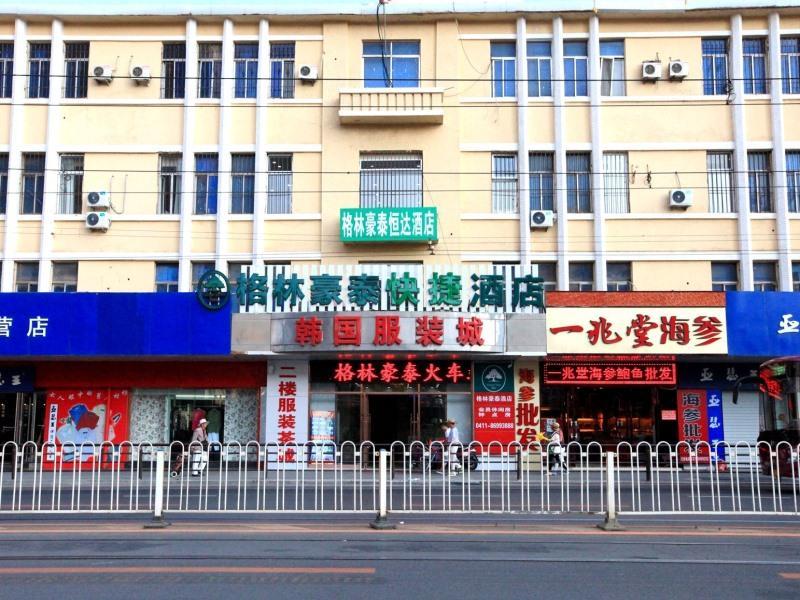 Greentree Inn Liaoning Dalian Railway Station South Shengli Square Express Hotel Exterior foto